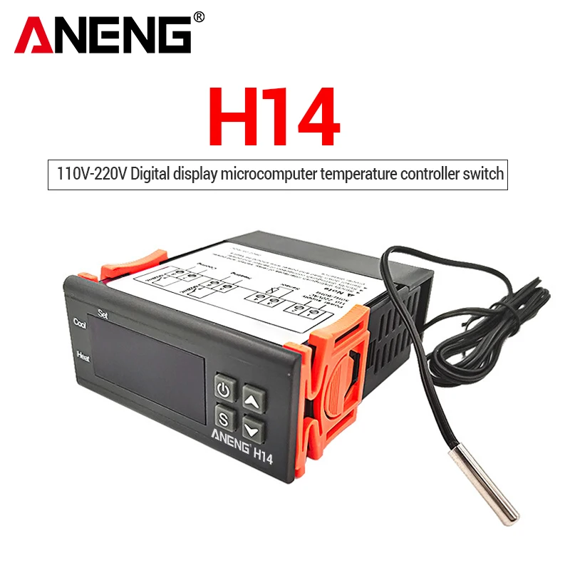 ANENG H14 Thermostat Intelligent Digital Display Refrigerator Cabinet Constant Temperature Automatic Temperature Control Switch