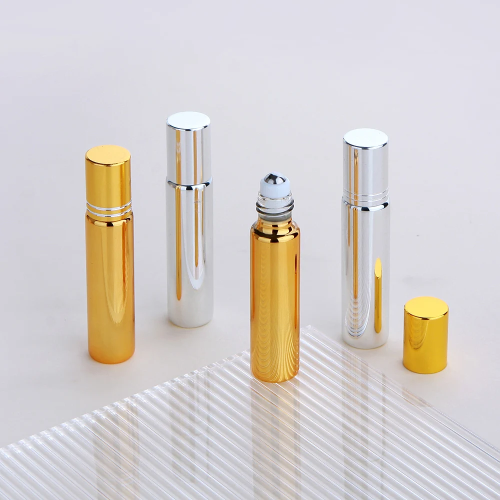 20/30/50/100Pcs 10ml Essential Oil Bottle Perfume UV Glass Refillable Perfume Bottle Small sample