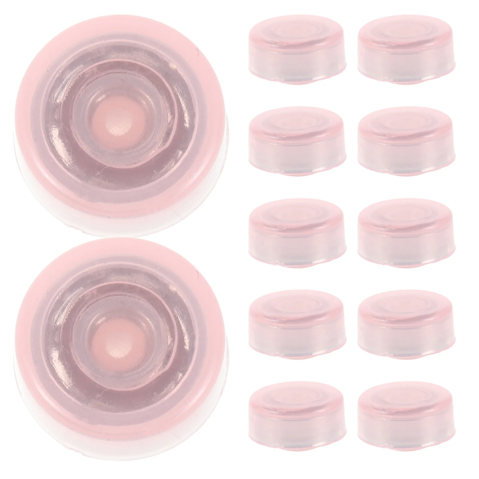 

50pcs Rotating Bearing For Diy Miniature Bearings 0.51X0.39X0.24" White Swivel Base For Windmill Crafts Clay Ornaments Hair