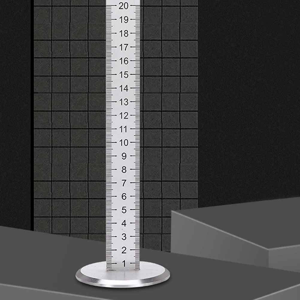 Stainless Steel Tiling Level Ruler Silver Wall Tile Contour Gauge Measuring Tool For Home Construction Projects