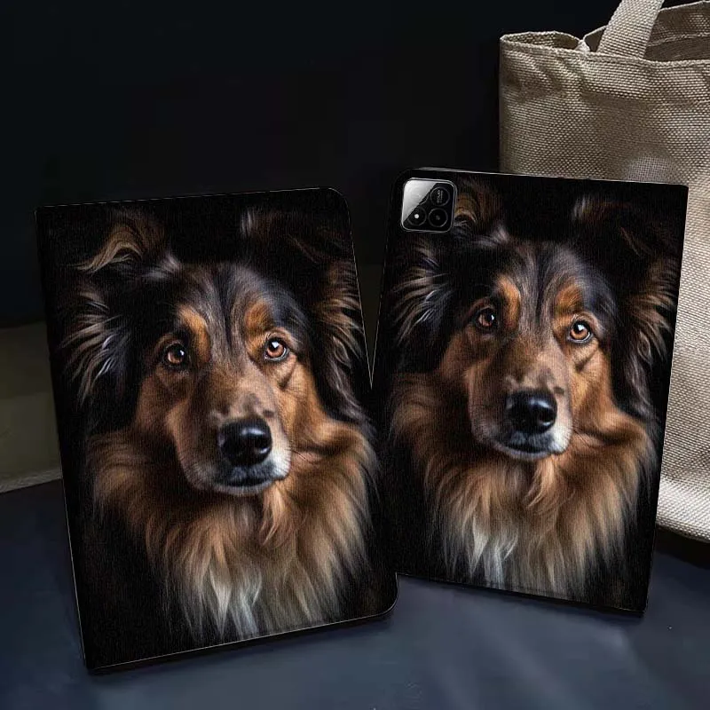 

Brown Dog Head Portrait For Xiaomi Redmi Pad 2 7 8 6 6S 5 4 SE Pro 8.8 11 8.7 11.2 12.4 Ultra Plus Max Tablet Case