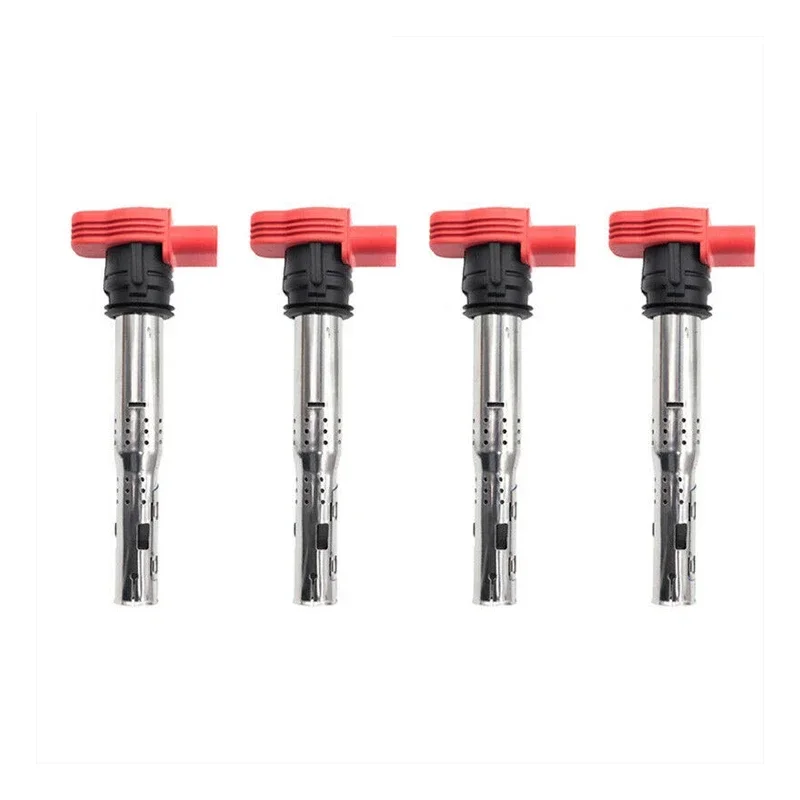 

4PCS IGNITION COILS Suit FOR AUDI R8 A4 VW GOLF COIL PACK SET 06E905115E