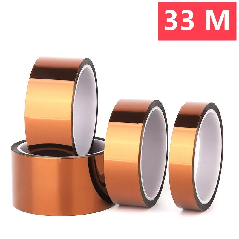 Self Adhesive Tape 33M High Temperature Resistant Tape Electronics Industry Welding Polyimide Capton Insulating Tape