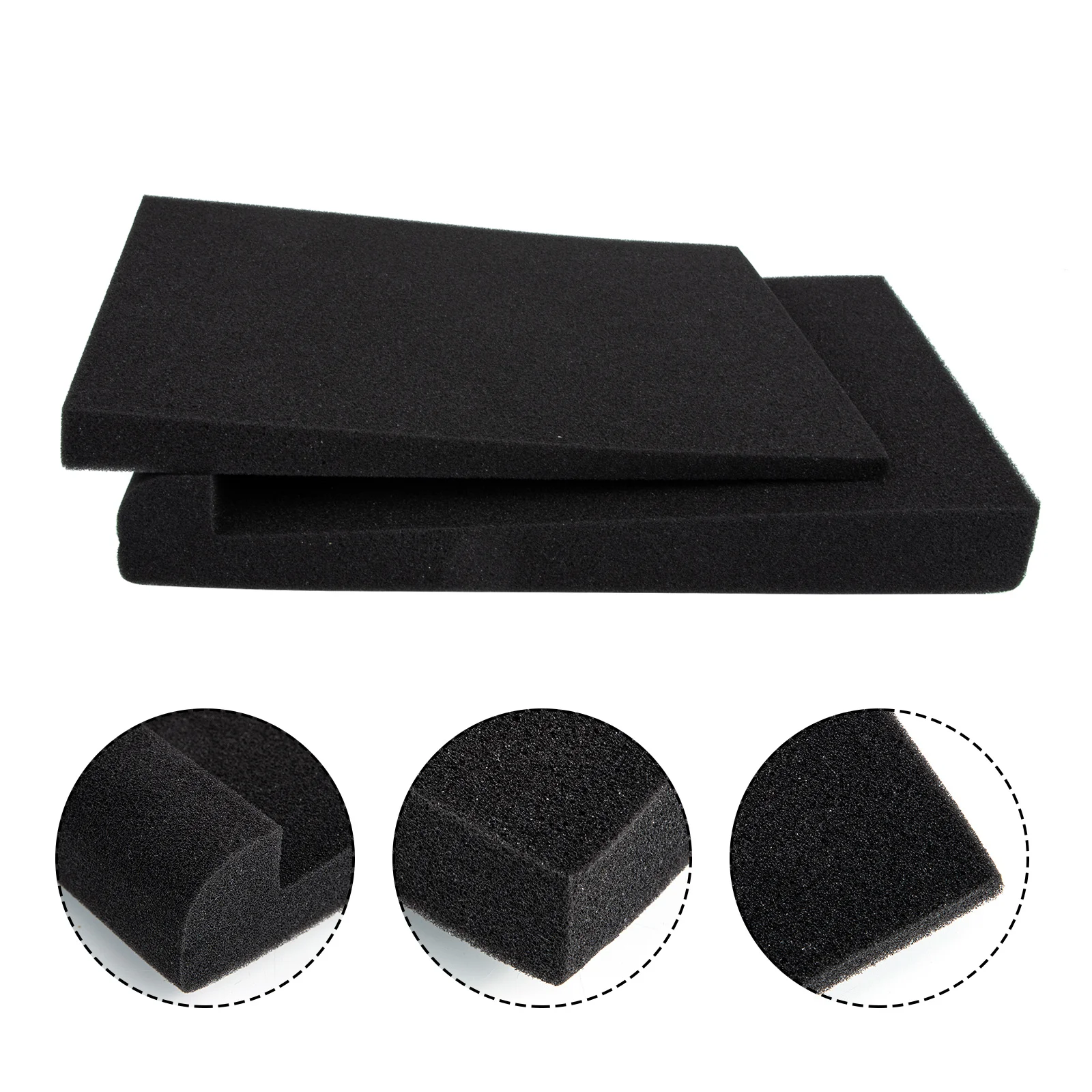 

2Pcs Acoustic Noise Isolation Pads Premium Sponge Material Speaker Sound Insulation Pad for Studio Monitor Loudspeaker Vibration