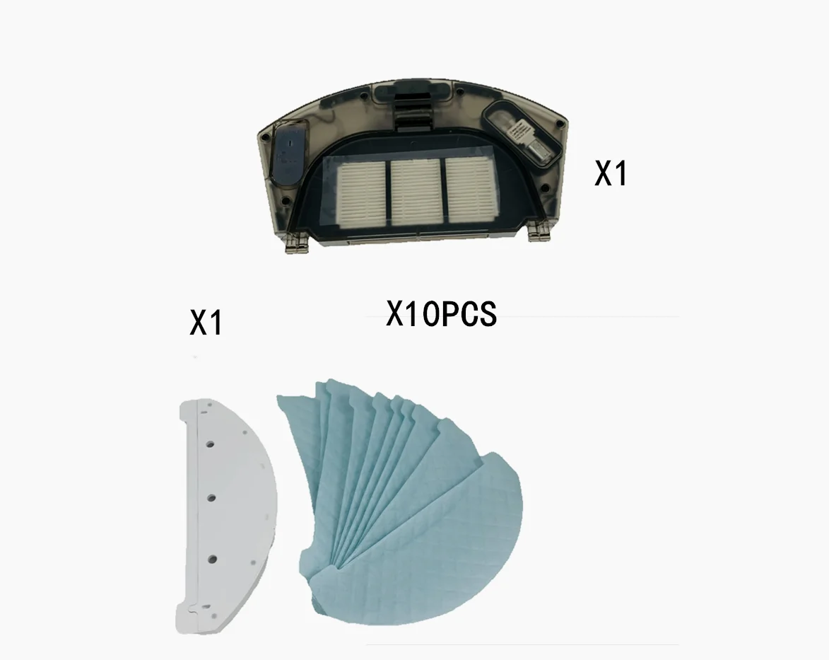 Lydsto-Accesorios de Robot de barrido dos en uno, tanque de agua, caja de polvo integrada, Original, R1, S1, R1pro, R1D, R1A