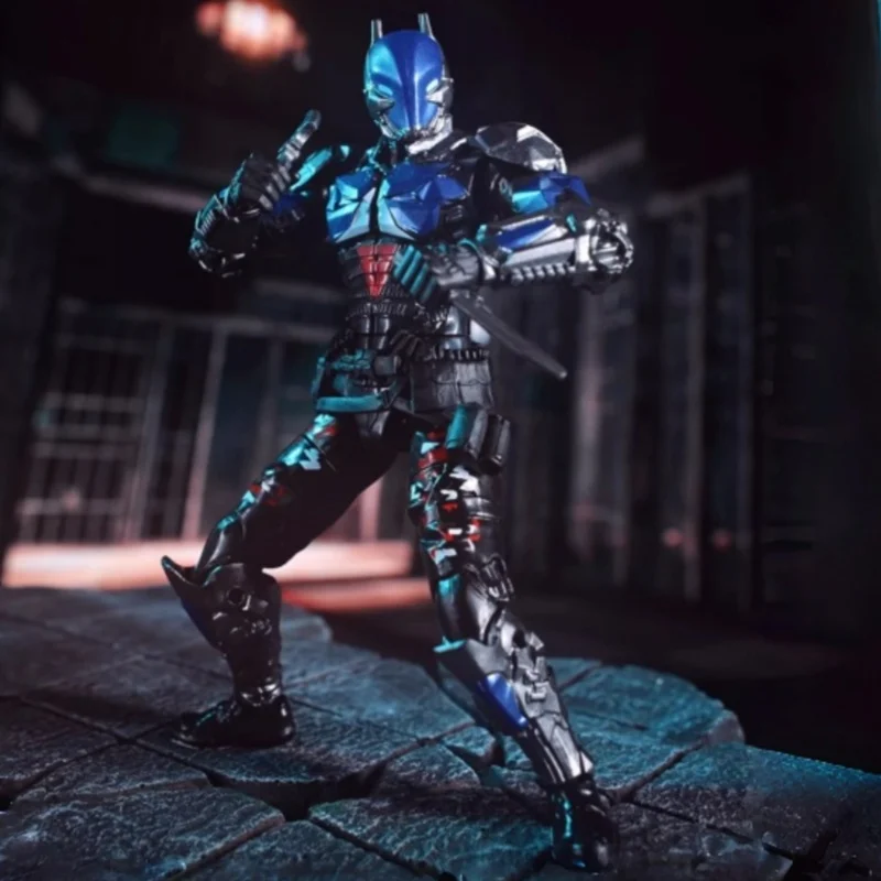 Jaki f5 batman monta bloco modelo dc série periférica arkham cavaleiro 10cm acessórios removíveis brinquedo presente de aniversário
