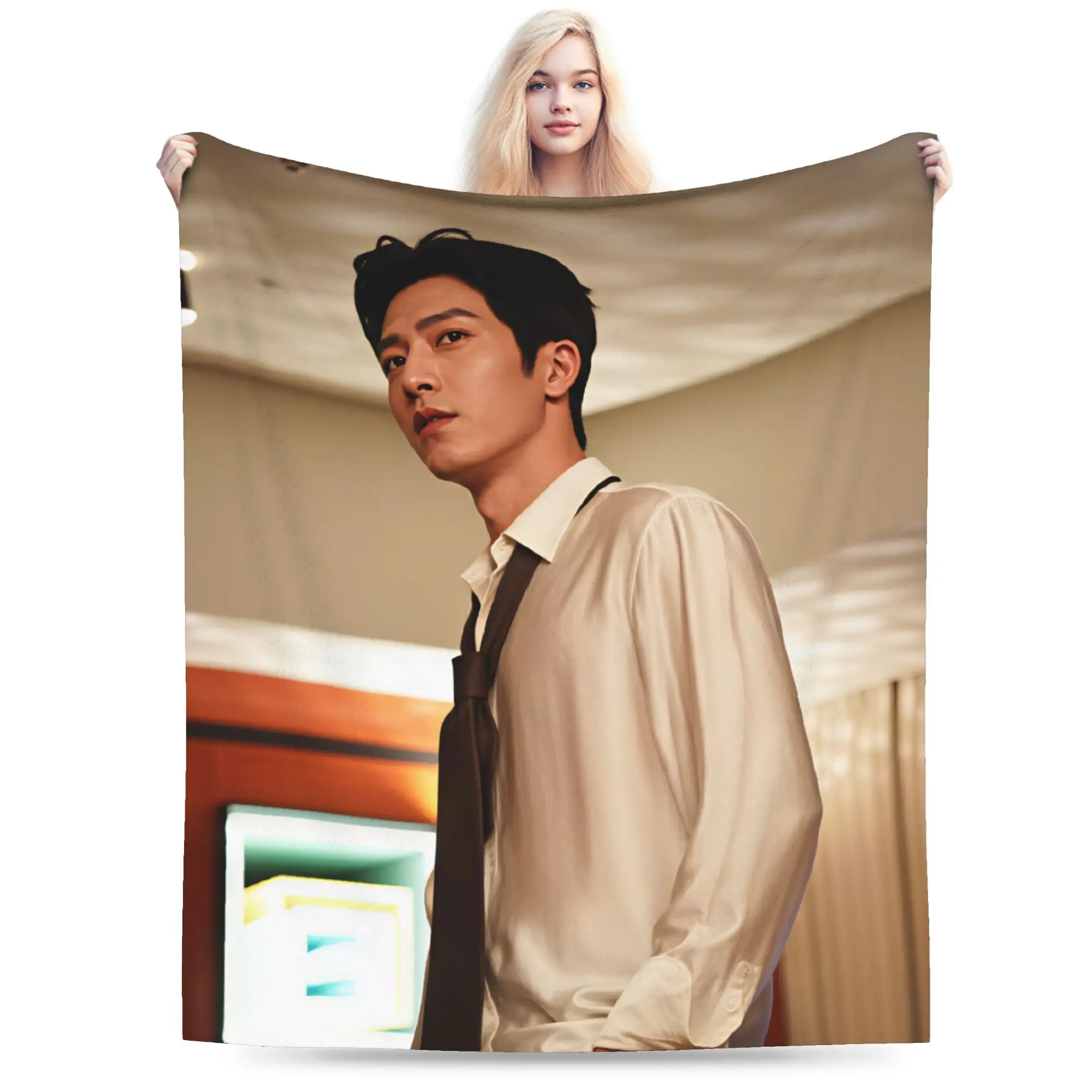 Super Warm BlanketsKids Adult Picnic The Early Spring jing boran  Bedding Throws  Flannel Bedspread For Couch Chair Sofa Bed