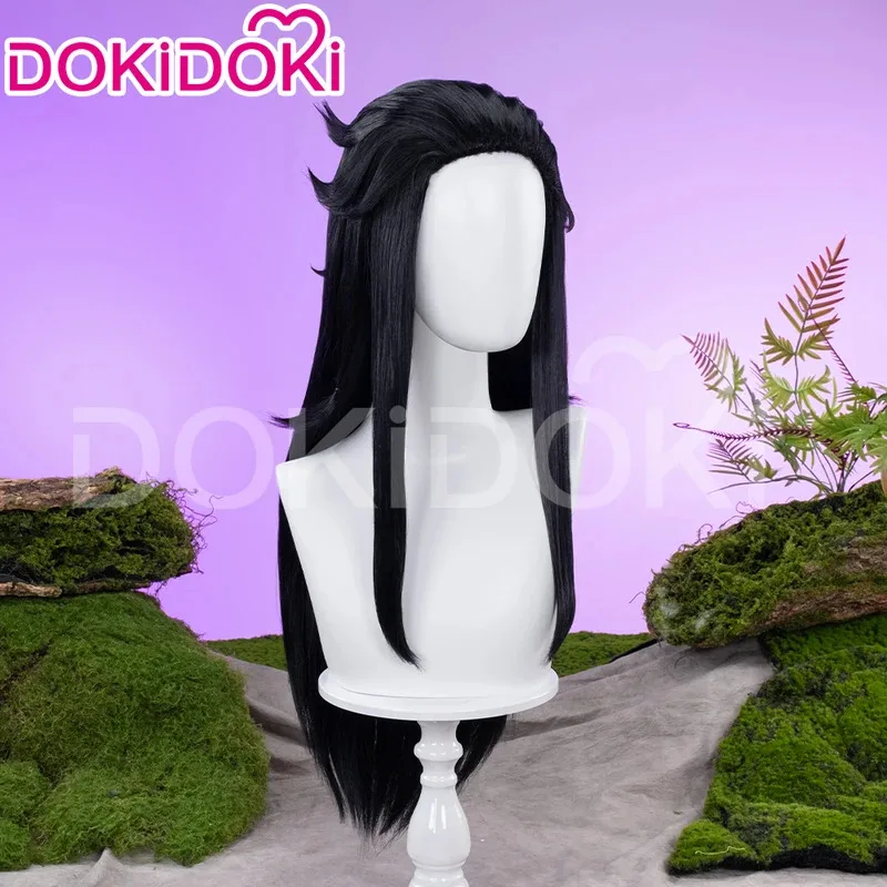 В НАЛИЧИИ Парик Капитана Капитано Игра DokiDoki Мужчины 80 см Длинные Волосы Fatui Harbinger Капитан Косплей Кепка