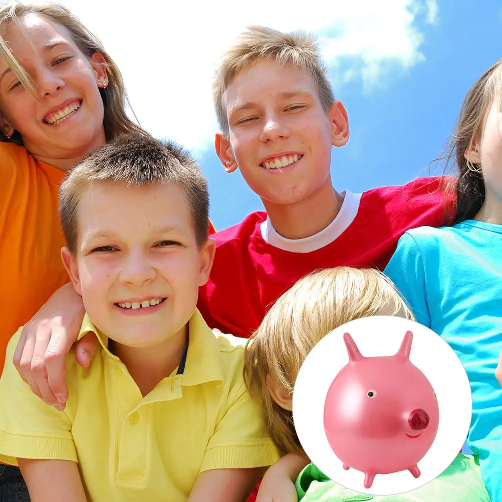 Palla che rimbalza Giocattolo per bambini Premium Cartoon PVC Festa di compleanno Asilo Divertimento Sano Resistenza Equilibrio Coordinazione