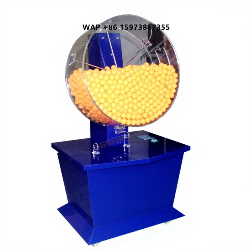 Tennis Ball Machine with Large Capacity 1500 Balls Lottery Machine for Sale in Blue Color
