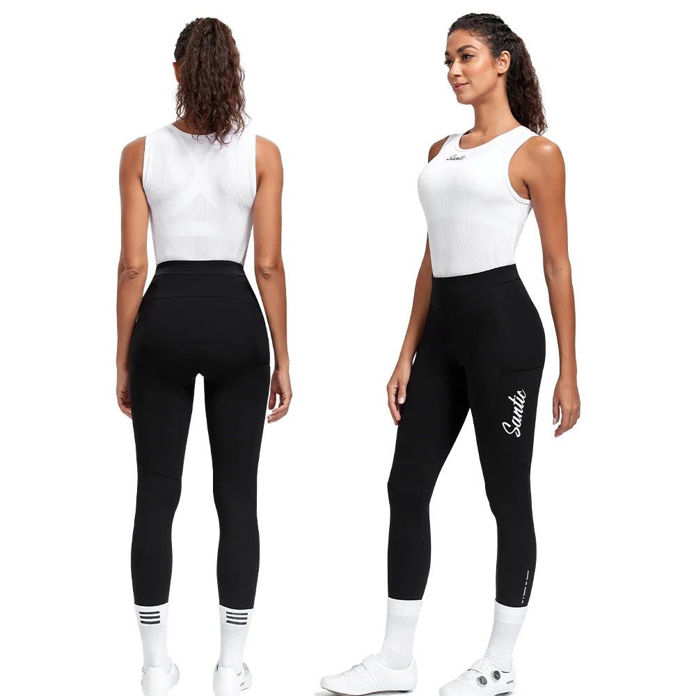 Santic Ccyling Pants Women's Spring and Autumn Breathable Elastic Cycling Highway Mountain Cycling Pants TL25C04287