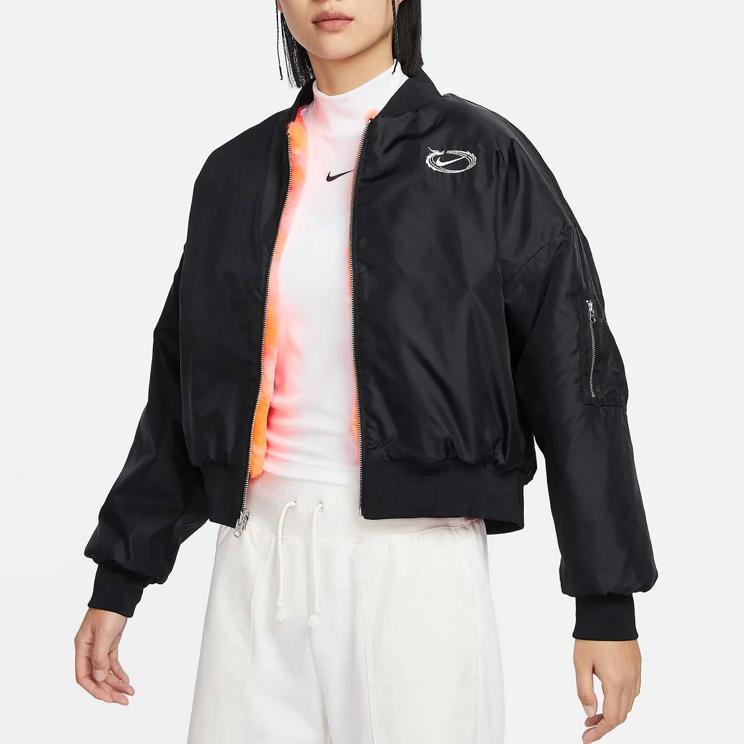 

Nike genuine 2024 New Women's Reversible Short Jacket FZ6535-645