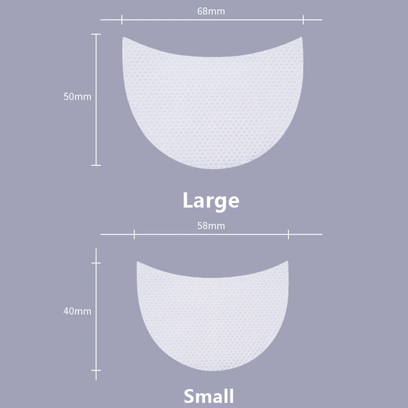 20 stks/pak Oogmake-up Stencils Wegwerp Oogschaduw Stickers Eyeliner Schild Geënt Wimpers Isoleren Wimper Verwijderen Patches