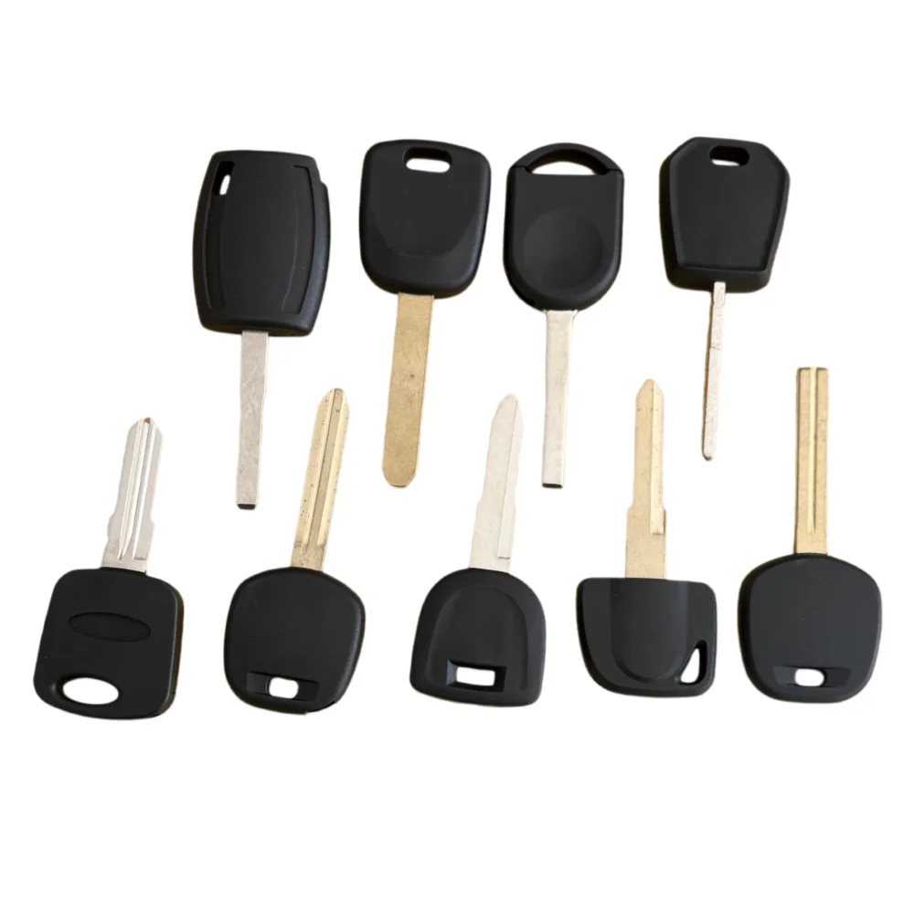 

10 pcs/ lot Car Key Transponder Key Shell Case Transponder Chip Key Casing Blank Valet Key Shell for Mazda/ Toyota/ GM/ Fiat....