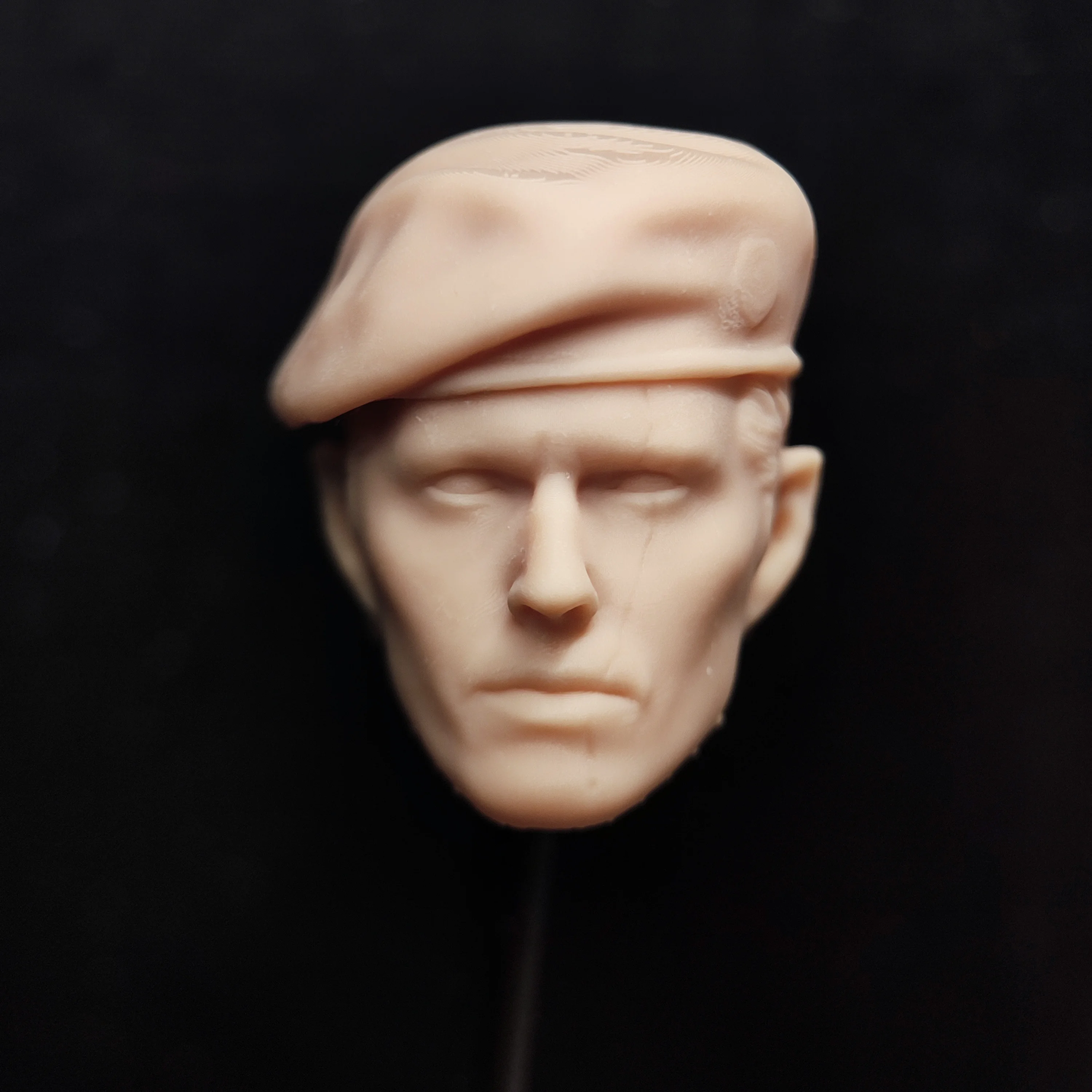 HL2046 DIY Customized 1/18 1/12 1/10 Scale Unpainted Head Sculpt for 3.75