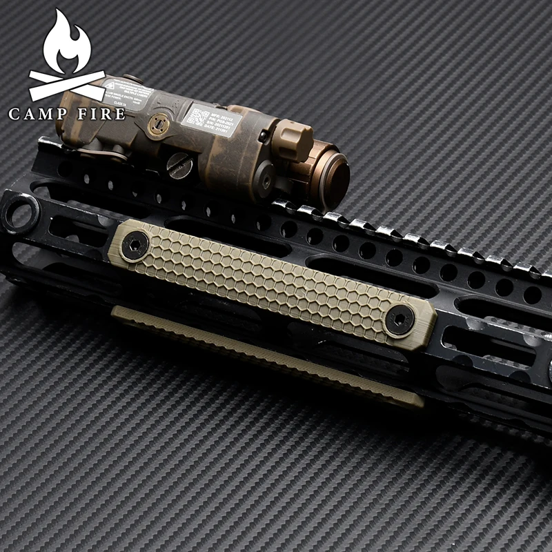 3D-gedruckte Keymod-Schienenabdeckung, rutschfeste Wabenstruktur, leichte Handgriffabdeckung, Zubehör für AR15 M4 Airsoft-Gewehr.
