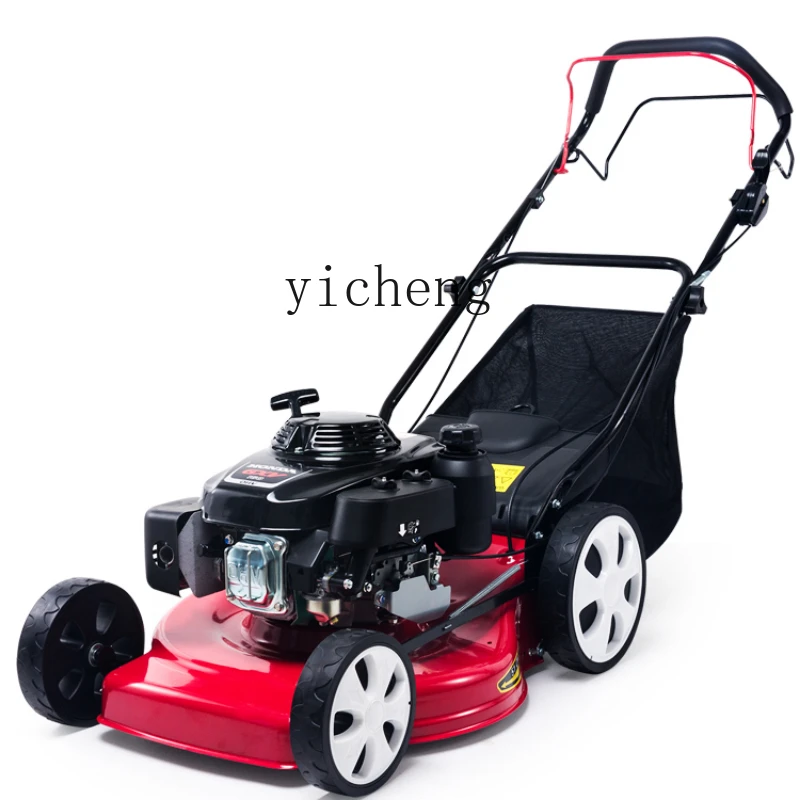 ZF Petrol Driven Mower Stroke Hand Push Grass Cutting Orchard Lawn Mower.