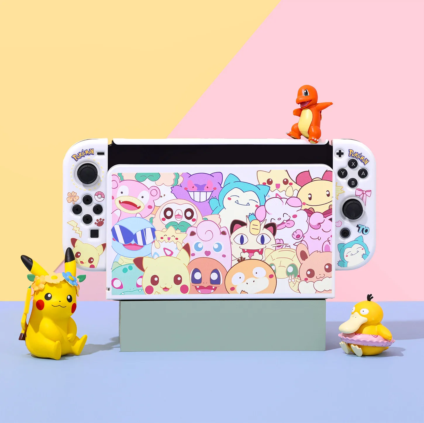 Cartoon Switch 2 Split Protective Case for Nintendo Switch 2/OLED Cute Shock-Resistant NS Joy-Con Case Game Console Accessories view 3