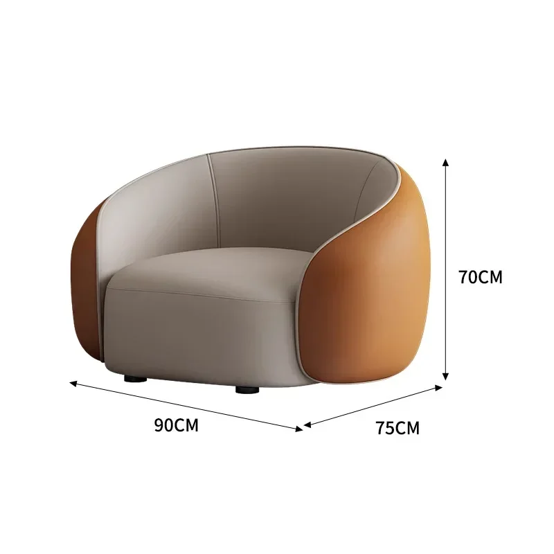 seating area negotiation, sofa curved sofa, hotel lobby, VIP reception sofa