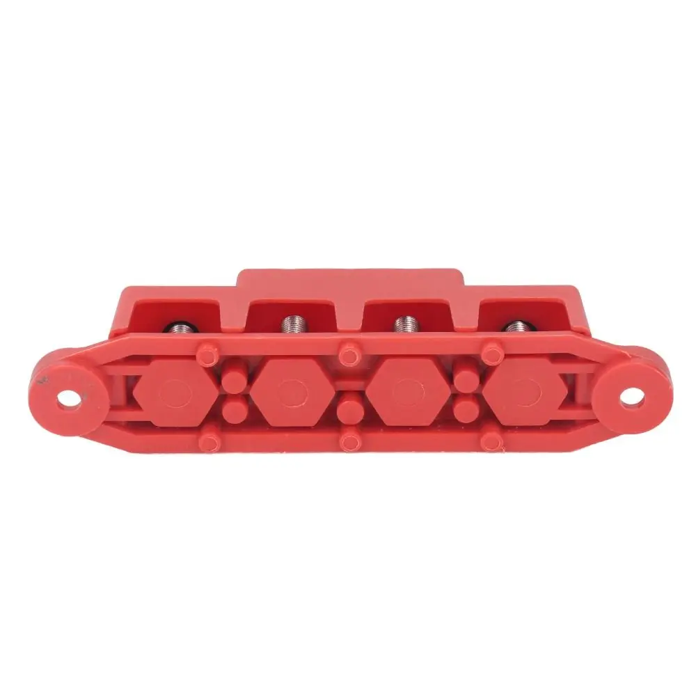 2Pcs Heavy Duty M8 Screw Power Distribution Block 4 Terminal Good Conductivity Bus Bar 250A Copper Bus Bar 48V Automobile
