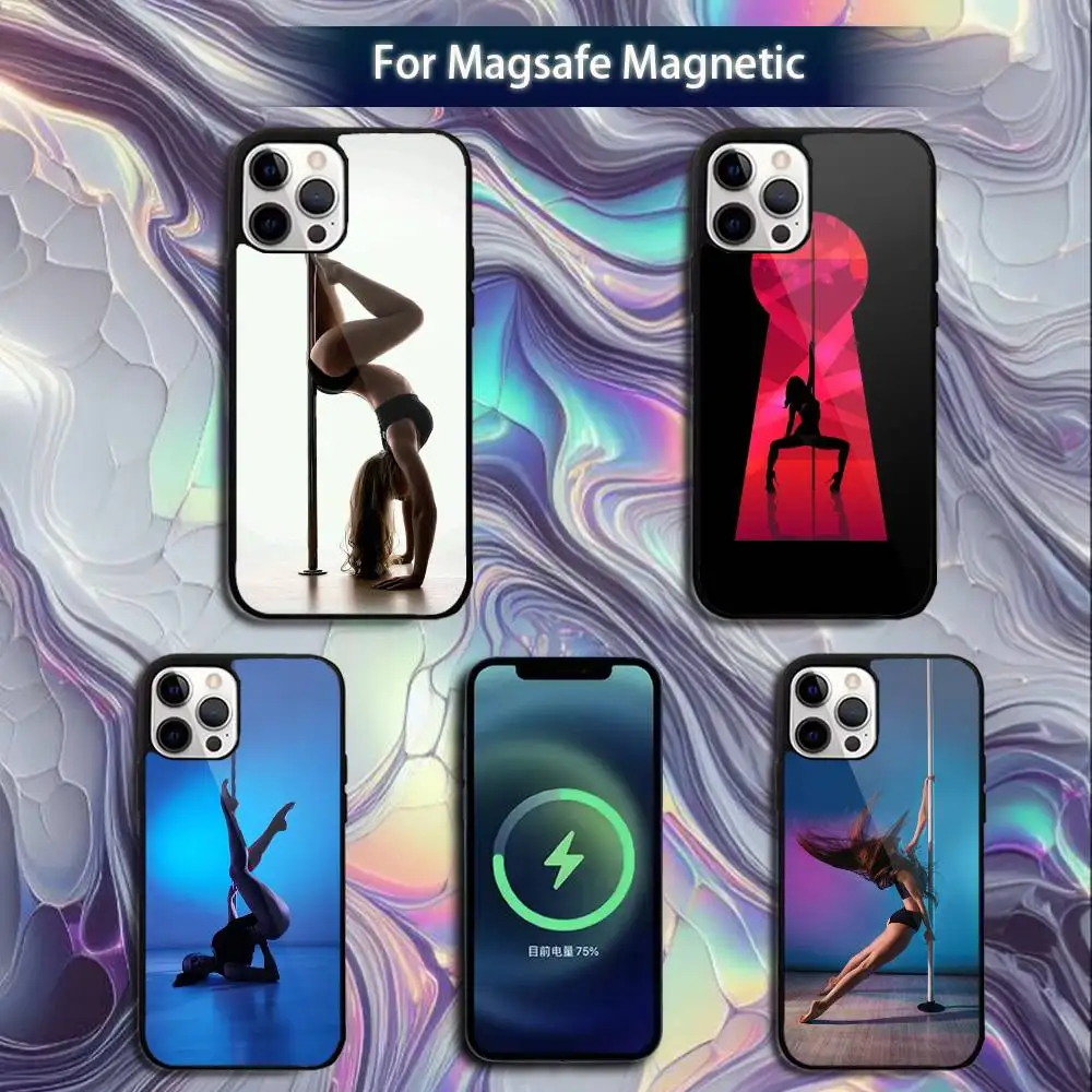 

Pole Dance Dance Fitness Phone Case For iPhone 16e,16,15,14,13,12,11,Plus,Pro,Max,Mini Magsafe Magnetic Wireless Charging
