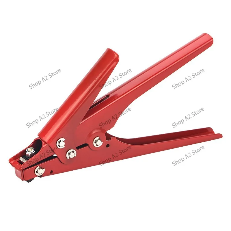 2.4‑9mm Nylon Cable Tie Gun Metal Automatic Tension Tighten Cutting Tool Wire Harness Fastening Accessory