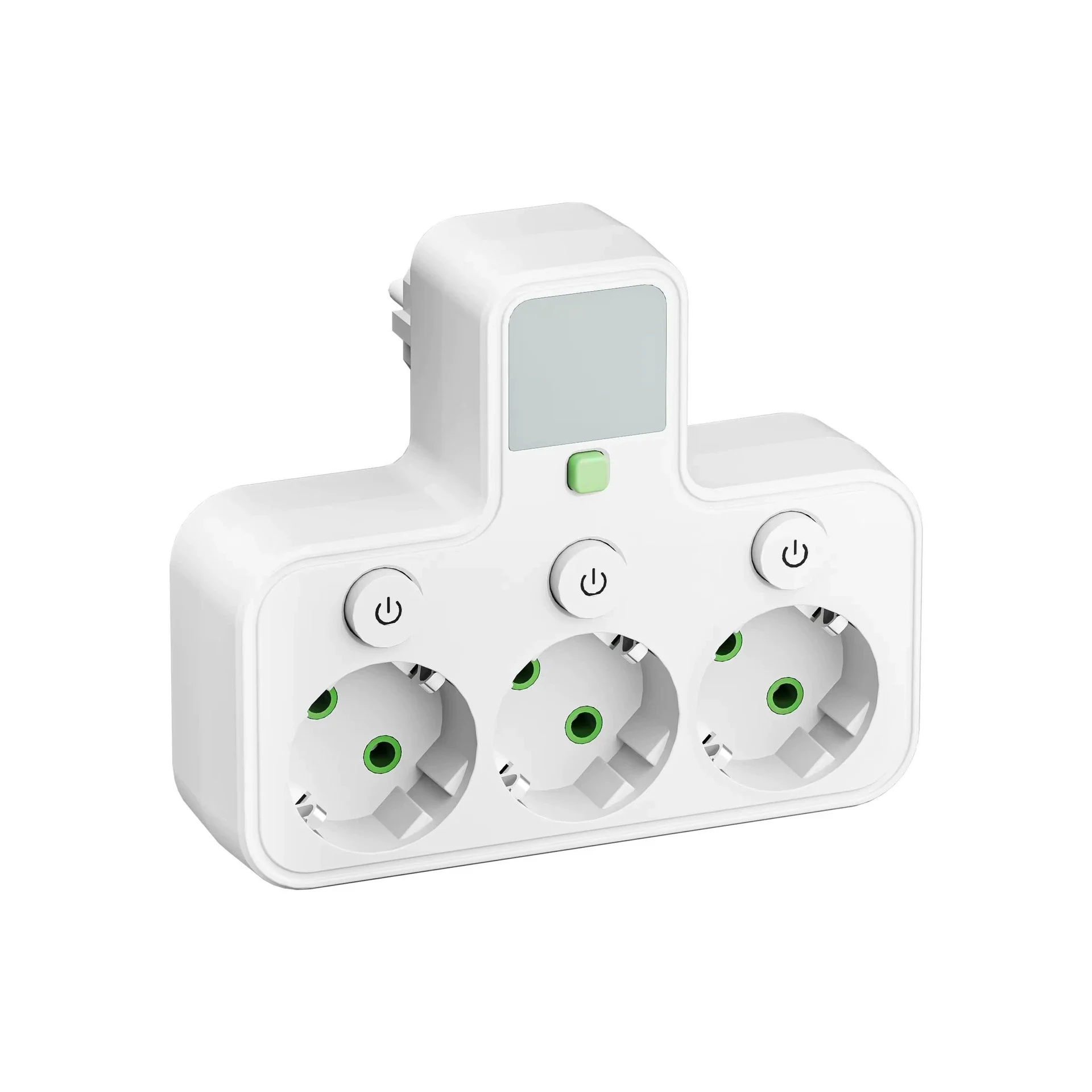Multi Functional Charging Socket European Standard 1-To-3 Conversion Socket Household Two Holes Three Position Conversion Socket