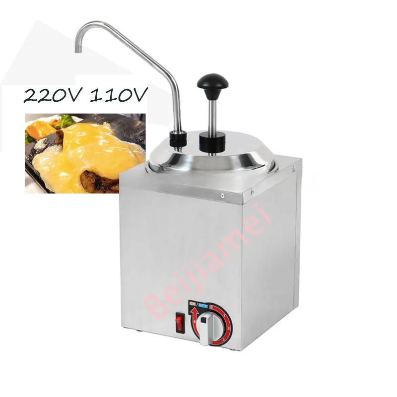 2.5L 220V 110V Commercial Cheese Pump Dispenser Electric Sauce/Cheese/Chocolate/Butter Pump Warmer for Restaurant