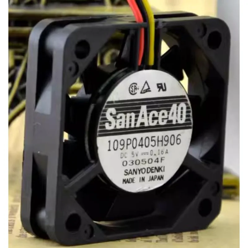 Новый вентилятор-кулер для Sanyo 109P0405H906 4010 4 см 5 В 0,16 А бесшумный охлаждающий вентилятор с двойным шариком Новый вентилятор-кулер для Sanyo 109P0405H906 4010 4 см 5 В 0,16 А бесшумный охлаждающий вентилятор с двойным шариком