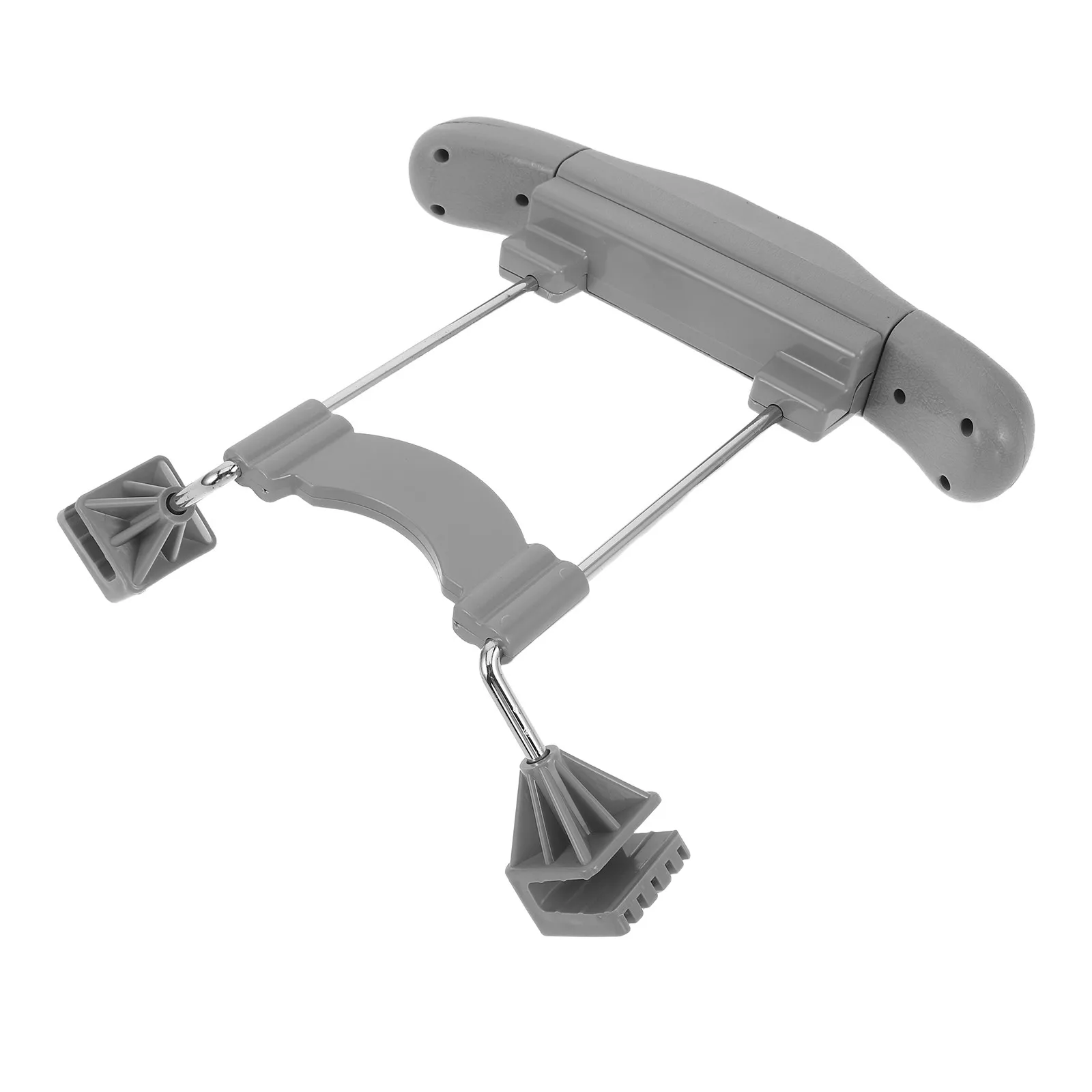 Retractable Car Seat Coat Hanger Vehicle Headrest Clothes Rack Backseat Organizer Grey for Suits Jackets Travel
