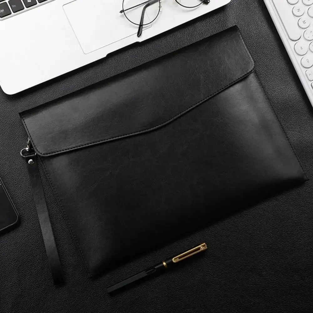 Classic File Organizers Snap Design Waterproof Contract Holders Business Receipt Bag School Students Test Paper Stationery Bags