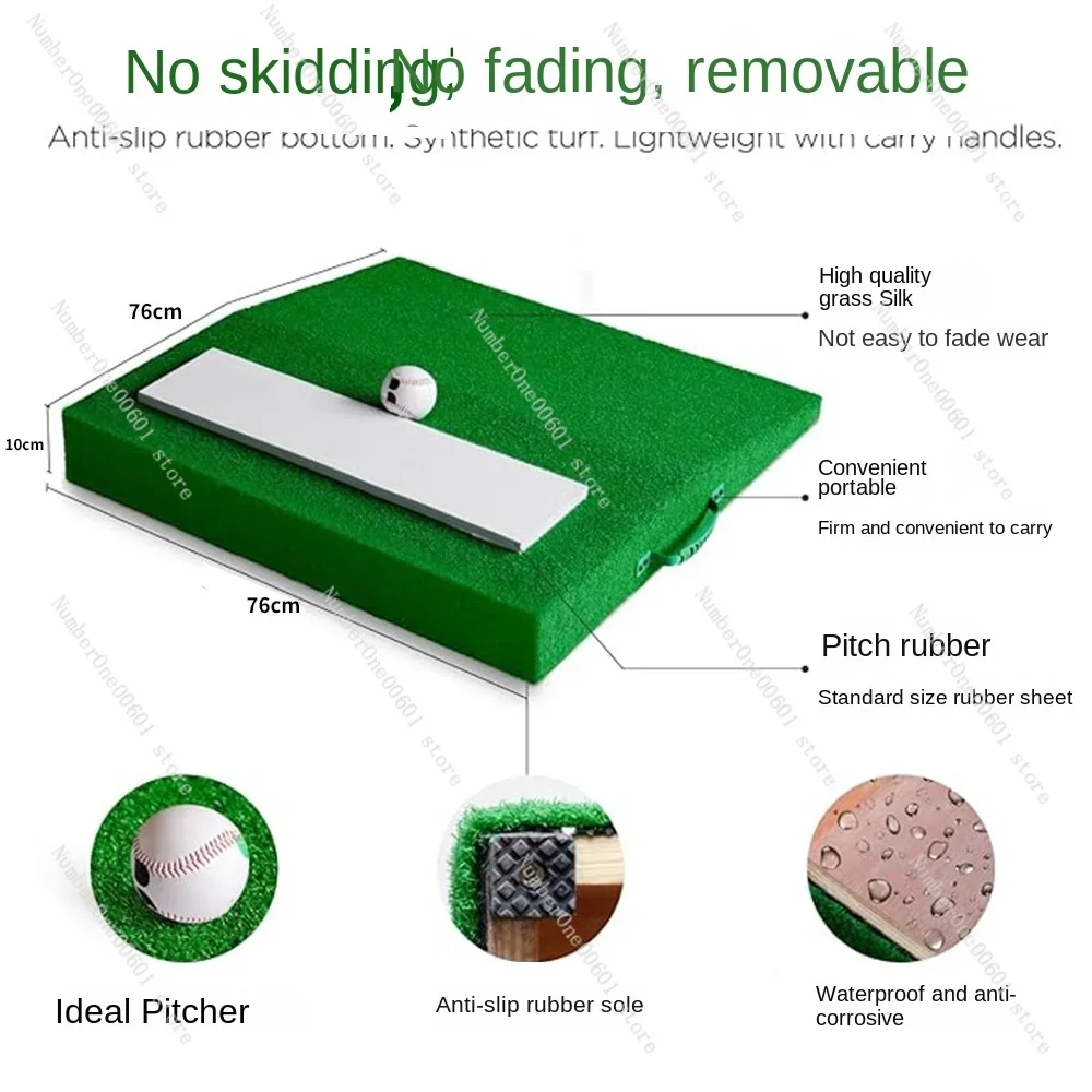 Pitching Practice MatBaseball Softball Pitching MoundBaseball Portable Portable Slope Pitching Mound Hot Sale