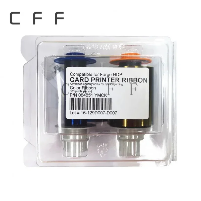 Compatible 84051 YMCK Full Color Ribbon with Resin 084051 for Fargo HDP5000 card printer