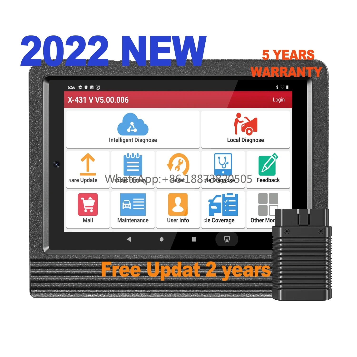 2024 Version LAUNCH X-431 Pro V5.0 WiFi/BT ELM327 Obd2 Scanner Auto Full System Diagnostic Tool X431 V Free Update Online