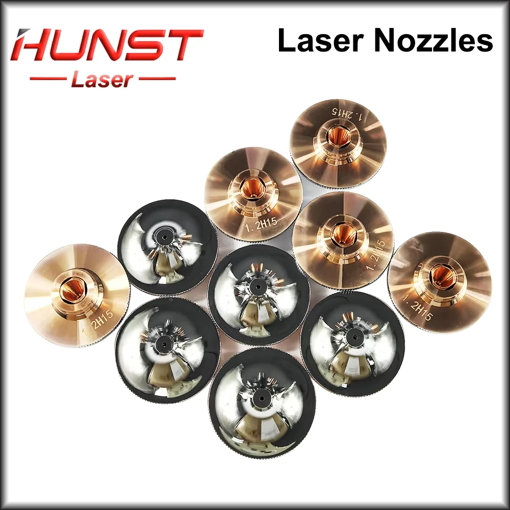 HUNST 10Pcs Laser Nozzle Single Double Layer Dia.32mm Caliber 0.8-4.0 For Raytools Precitec WSX Fiber Laser Cutting Head