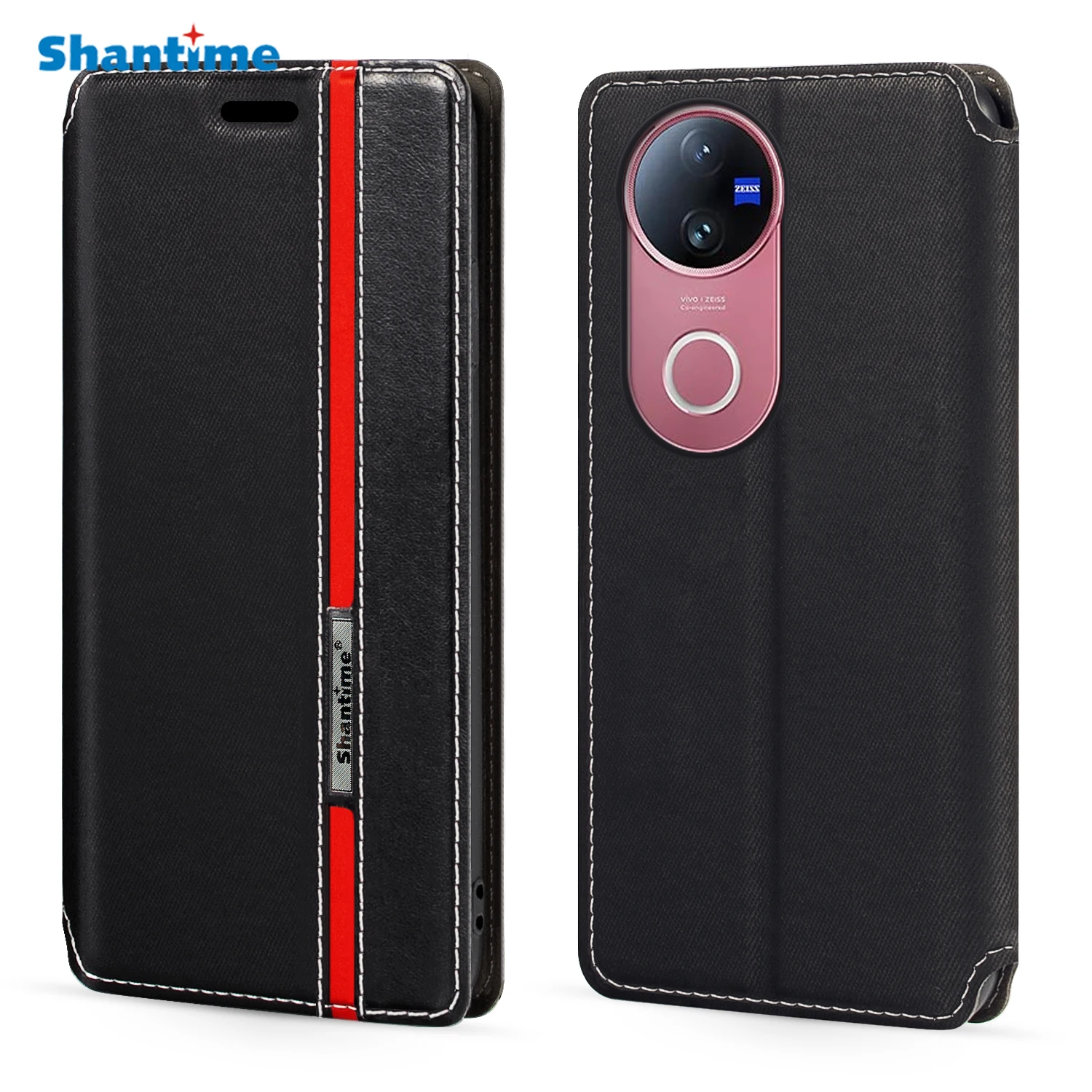 

For Vivo V50 5G V2427 Case Fashion Multicolor Magnetic Closure Leather Flip Case Cover with Card Holder
