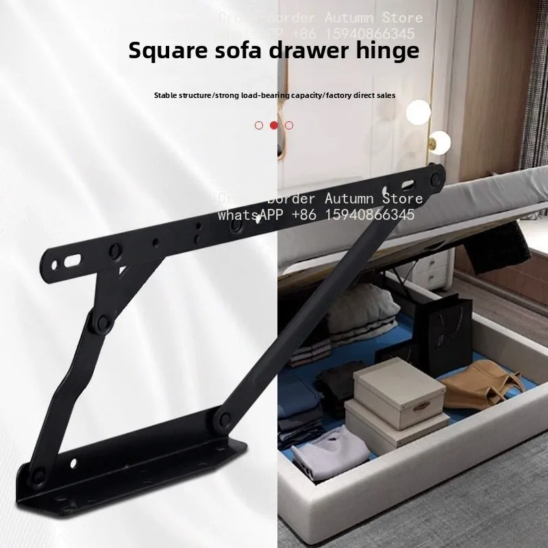 Drawer hinge, sofa foot drawer hinge dual-purpose, multi-functional telescopic bed tool accessories