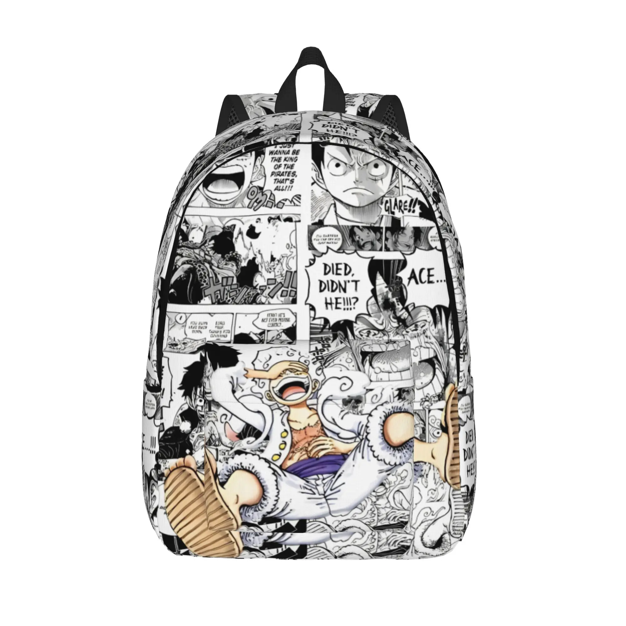 

Luffys O-one-pieces Classical Backpack Outdoor High School Work Daypack for Men Women College Canvas Bags