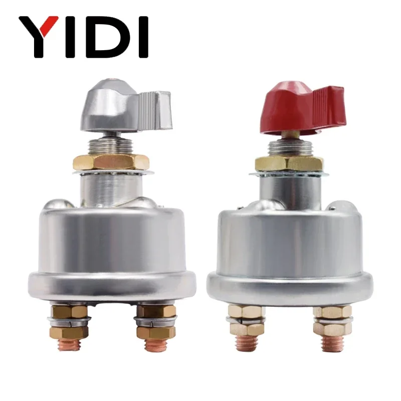 12V 24V DC Car Battery Master Switch Isolator Disconnect Cut Off Kill Main Power Switch Rotary ON OFF for Auto Truck Vehicle