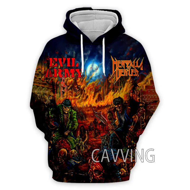 

New Fashion 3D Printed Mentally Defiled Rock Hoodies Hooded Sweatshirts Harajuku Hoody Tops Clothing for Women/men
