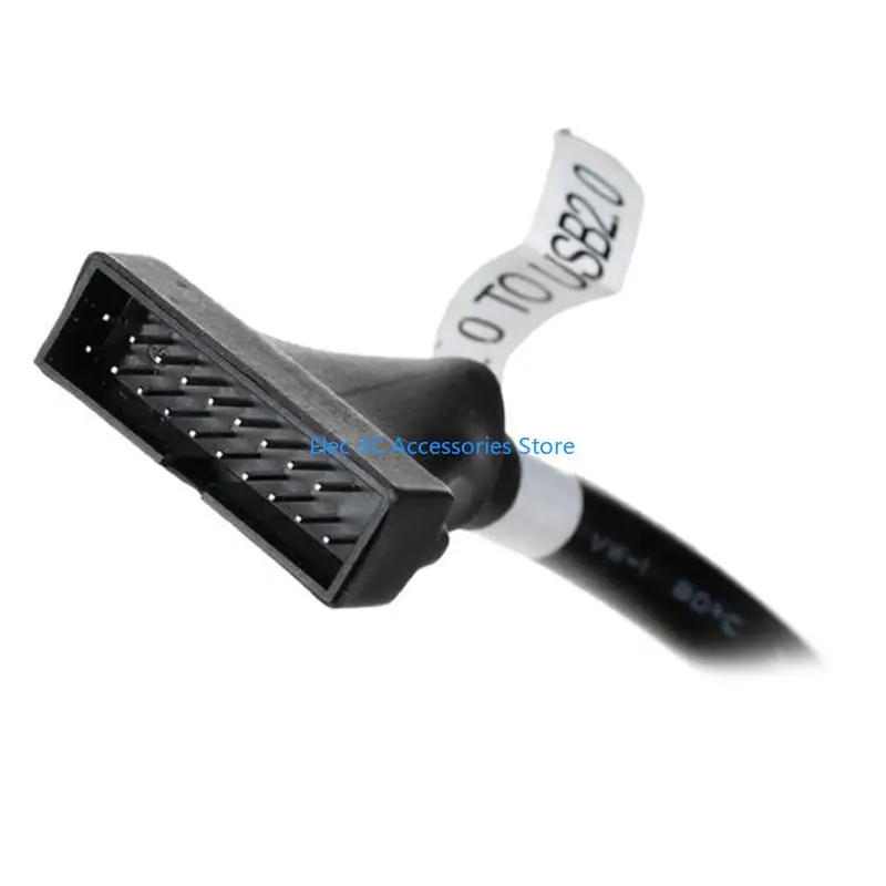 Y51A 1-Pack USB to USB 2.0 Adapter Cable Computer Motherboard Cable Connectors