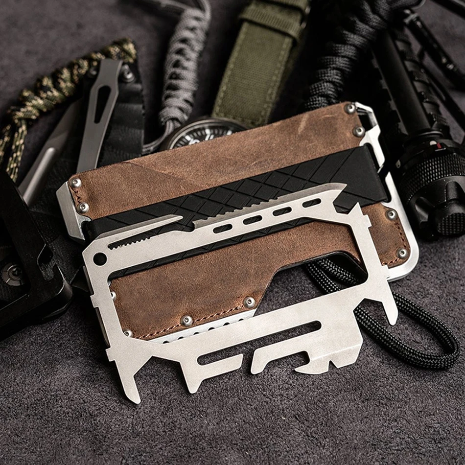 Portable EDC stainless steel knife outdoor survival multifunctional portable tactical tool