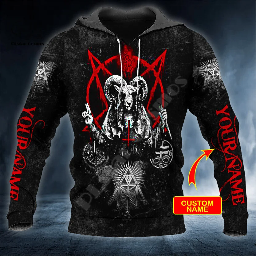 

PLstar Cosmos Ghost Gothic Skull Tattoo Retro Vintage Casual Pullover New Fashion Harajuku 3DPrint Men/Women Jacket Hoodies A9