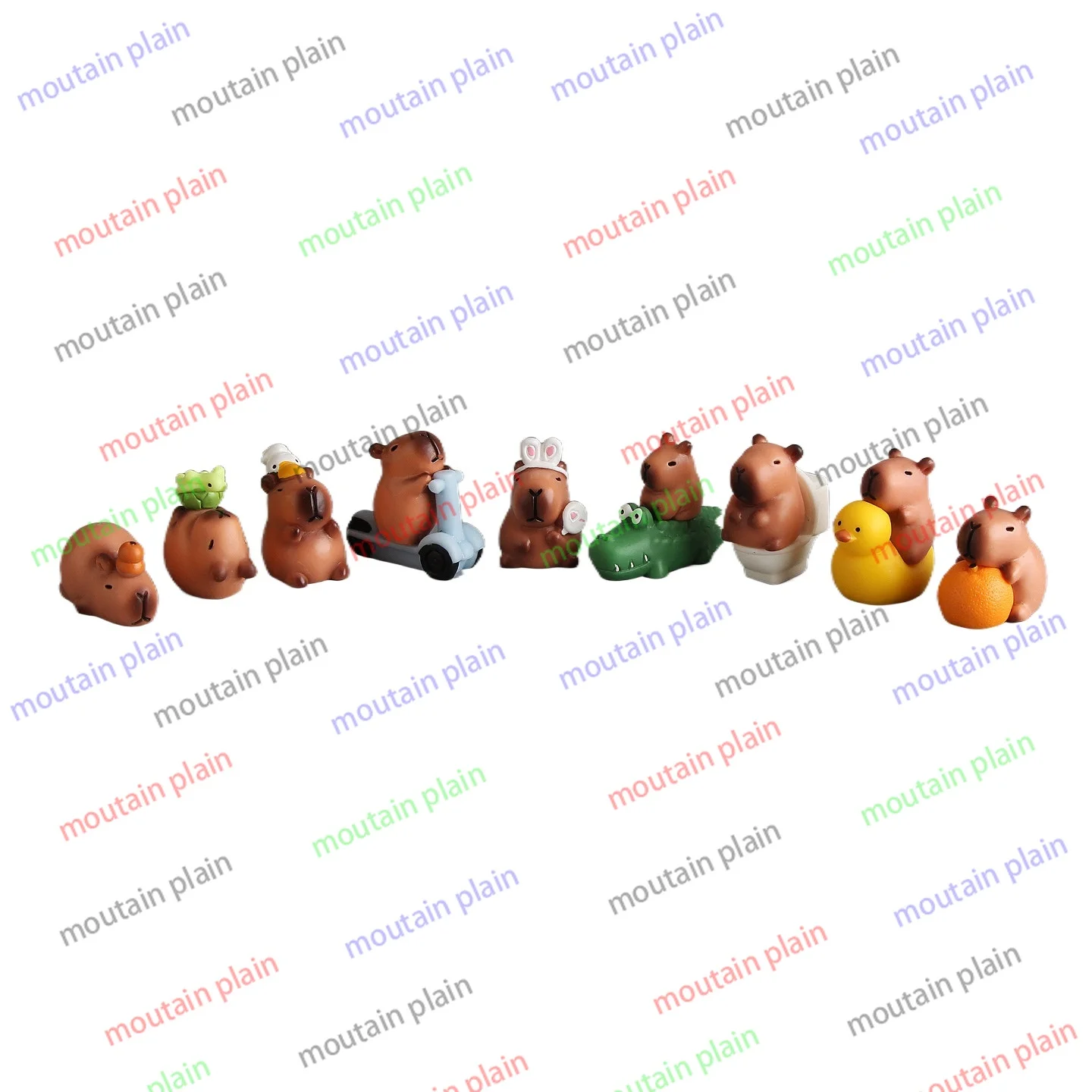 

Kapibara милое целебное настроение, маленькое украшение для офисной рабочей станции, украшение для рабочего стола компьютера