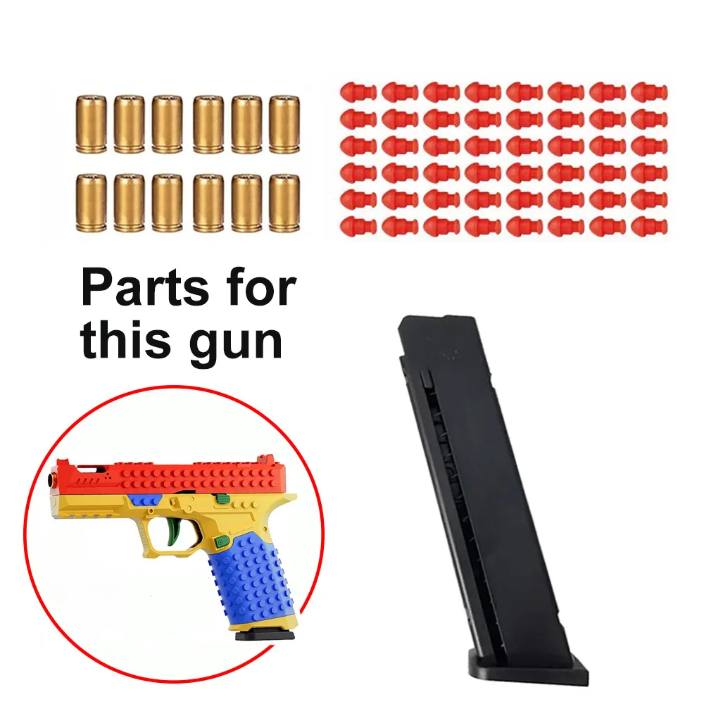 

Аксессуары для строительного блока, пистолет, мягкая пулетка, детали журнала, пистолет Sig17