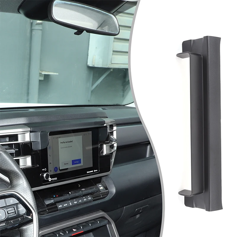 

ABS Black For Toyota Tundra Sequoia 2022+ Car Navigation Screen Visor Decorative Stickers Car Interior Protection Accessories