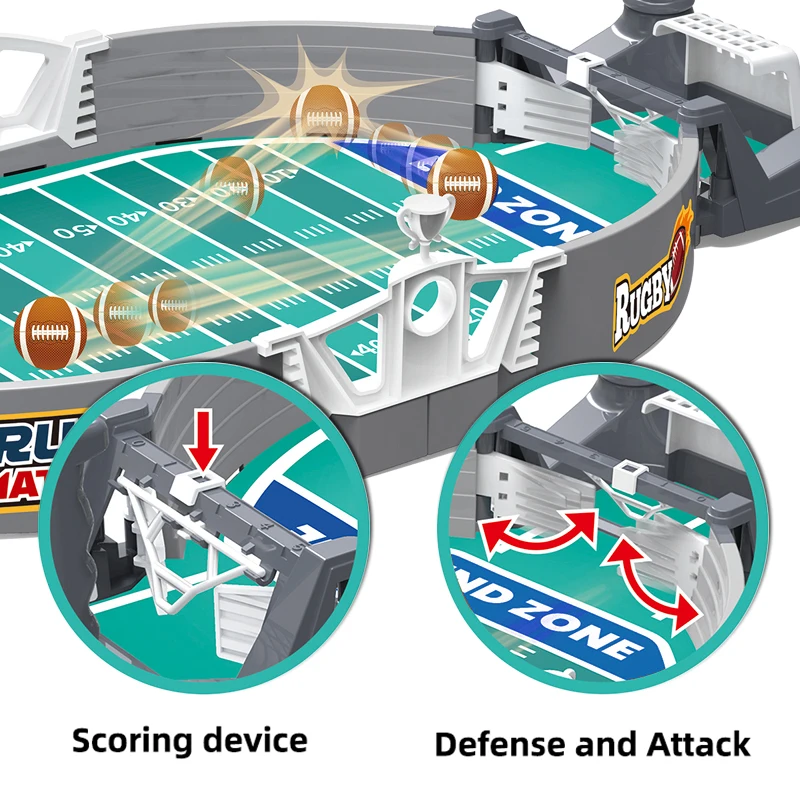 طاولة كرة قدم للأطفال لاعبين طاولة معركة لعبة ألغاز تفاعلية بين الوالدين والطفل، ألعاب طاولة رياضية #3