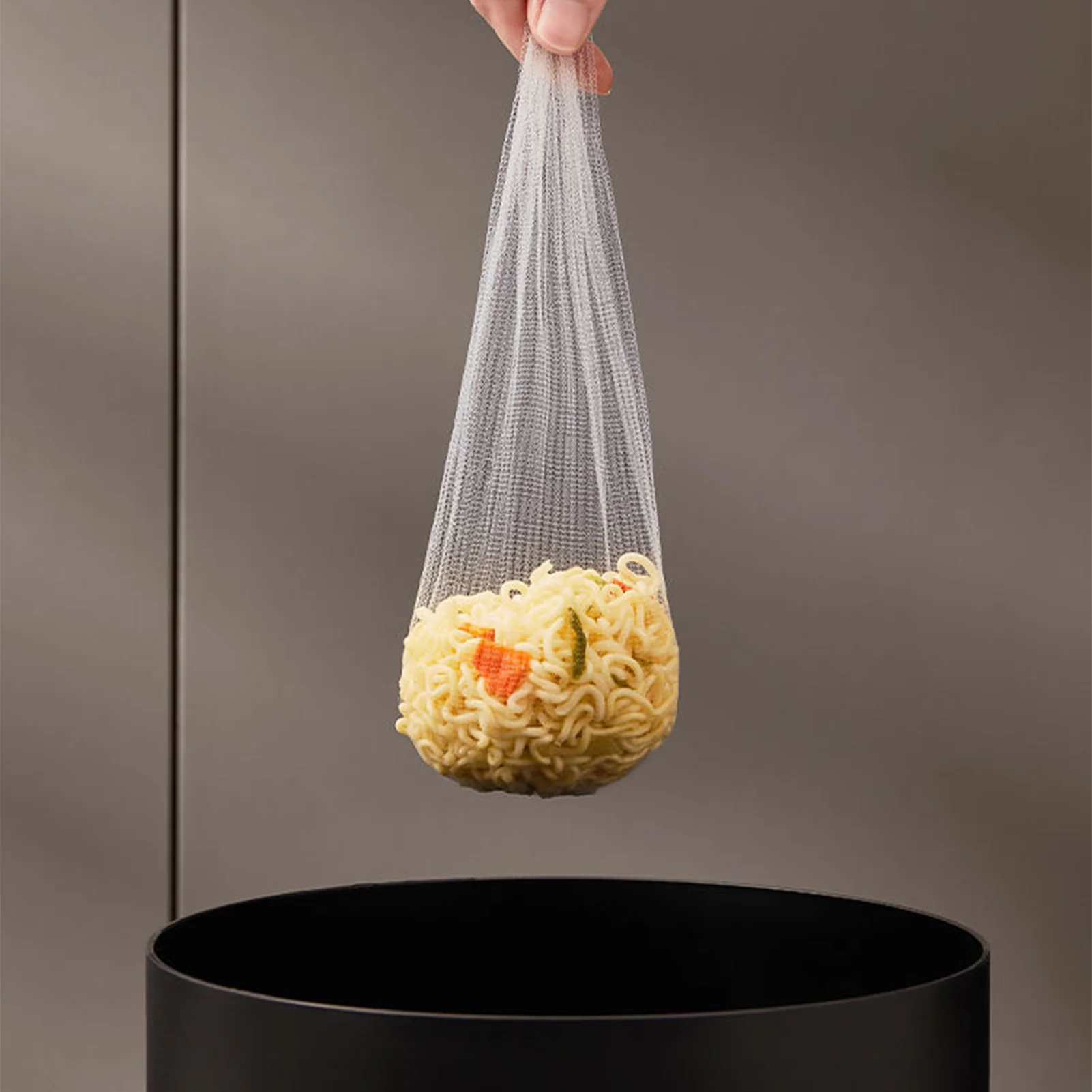 Kitchen Suction Cup Sink Filter Rack Mesh Bag Drainer Basket Suction Cup Shelf for Kitchen Sink Management