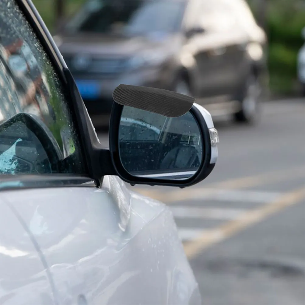 

4pcs Car Rearview Mirror Rain Eyebrow Durable Abs Universal Fit Side Mirror Rain Guard Visor Auto Exterior Accessories