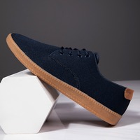 Fujeak Men Casual Shoes Slip on Canvas Loafers Comfortable Walking Flats Shoe for Male Non Slip Soft Sneakers Large Size 39-46
